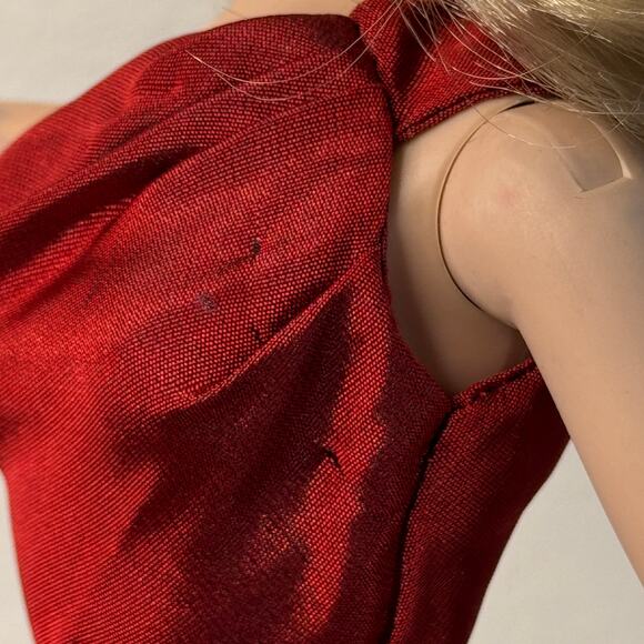 1995 Gene Doll Clothes Dress Red Venus 40s Mel Odom Outfit 90s Clothing - Picture 10 of 15